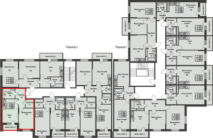 40,4 м², 1-комнатная квартира 4 646 000 ₽ - изображение 70