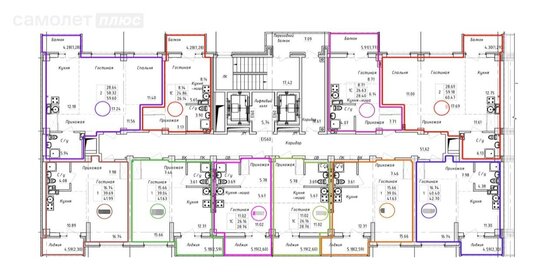 88 м², 3-комнатная квартира 12 000 000 ₽ - изображение 77