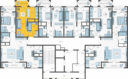 37 м², 1-комнатная квартира 3 500 000 ₽ - изображение 42