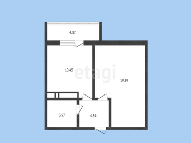42 м², 1-комнатная квартира 4 100 000 ₽ - изображение 56