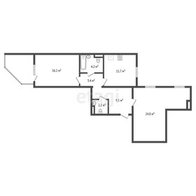 Квартира 71,6 м², 2-комнатная - изображение 1