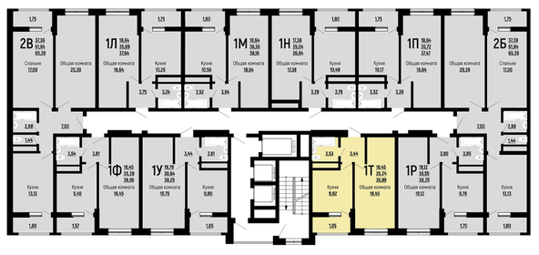 35 м², 1-комнатная квартира 5 495 000 ₽ - изображение 65