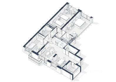 Квартира 100,4 м², 3-комнатная - изображение 2