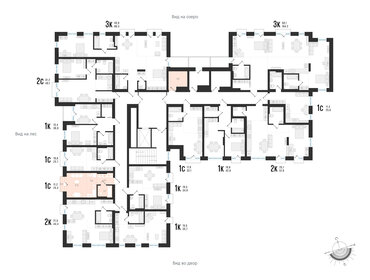 23,9 м², квартира-студия 3 100 000 ₽ - изображение 72