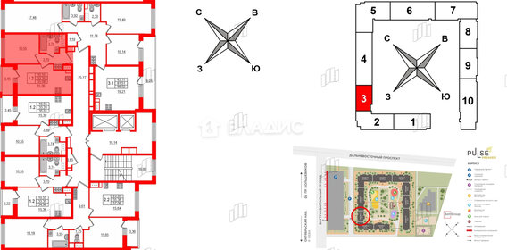 Квартира 35,1 м², 1-комнатная - изображение 2