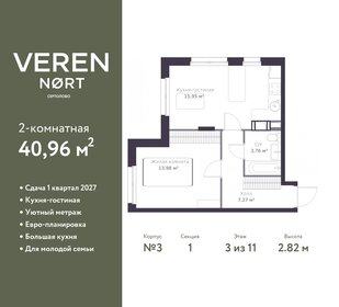 41,5 м², 2-комнатная квартира 6 287 110 ₽ - изображение 16