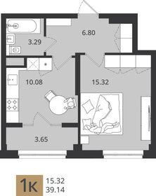 36 м², 1-комнатная квартира 4 499 000 ₽ - изображение 125