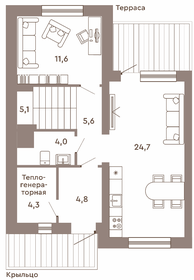 Квартира 112 м², 4-комнатная - изображение 1