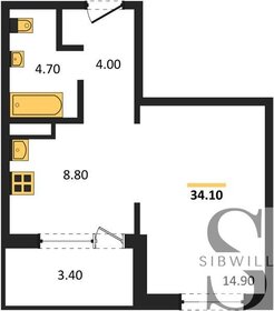 34 м², 1-комнатная квартира 4 320 000 ₽ - изображение 64