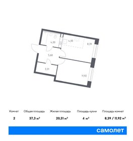 66,6 м², 4-комнатная квартира 14 862 589 ₽ - изображение 7