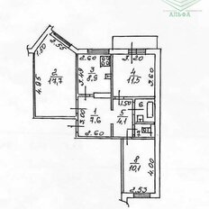 Квартира 64,3 м², 3-комнатная - изображение 1