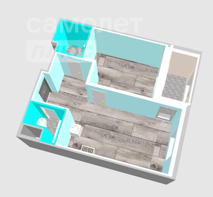 Квартира 44,6 м², 2-комнатная - изображение 2