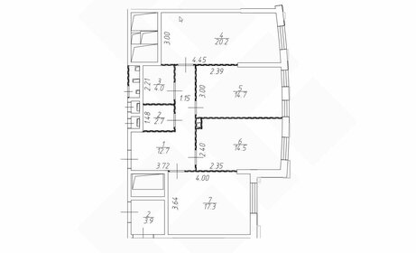 Квартира 86 м², 3-комнатная - изображение 1