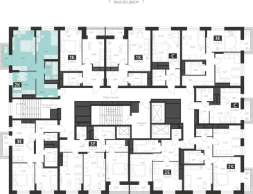 56 м², 2-комнатная квартира 6 626 000 ₽ - изображение 27