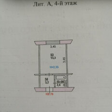 Квартира 19 м², 1-комнатная - изображение 5