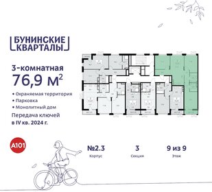 76,3 м², 3-комнатная квартира 16 350 403 ₽ - изображение 41