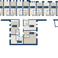 Квартира 25 м², 1-комнатные - изображение 2