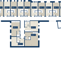 Квартира 25,6 м², 1-комнатные - изображение 2