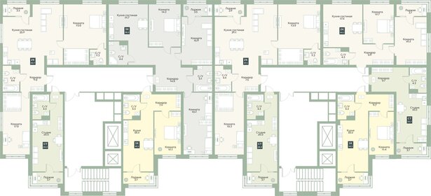 97,1 м², квартира-студия 9 127 400 ₽ - изображение 21