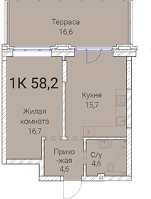 55 м², 1-комнатная квартира 8 990 000 ₽ - изображение 114