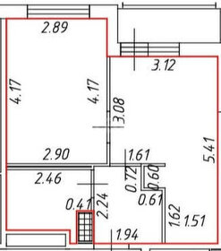 Квартира 33,7 м², 1-комнатная - изображение 1