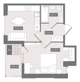 69,5 м², 3-комнатная квартира 13 200 000 ₽ - изображение 124
