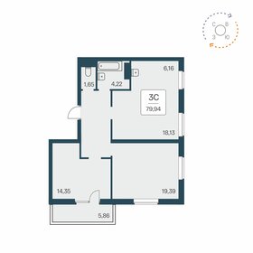 44,6 м², 2-комнатная квартира 6 995 000 ₽ - изображение 46