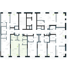 Квартира 42,1 м², 1-комнатная - изображение 2
