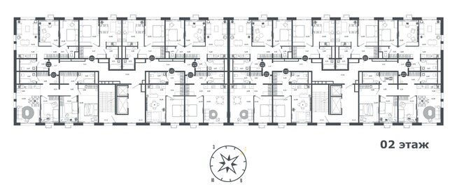 46 м², 1-комнатная квартира 5 900 000 ₽ - изображение 41