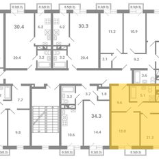 Квартира 60,4 м², 2-комнатная - изображение 2