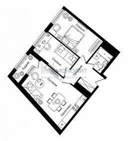 56,5 м², 2-комнатная квартира 13 376 092 ₽ - изображение 33