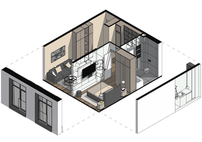 38 м², 1-комнатные апартаменты 20 419 350 ₽ - изображение 55