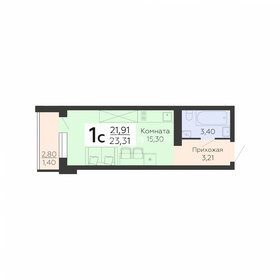 39,1 м², 1-комнатная квартира 4 957 000 ₽ - изображение 22