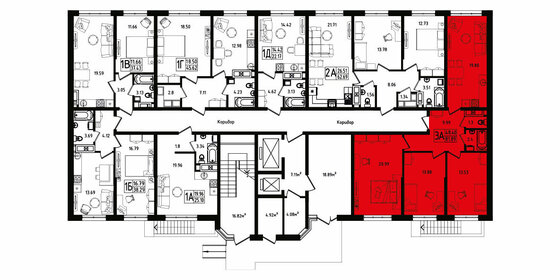 126,3 м², 4-комнатная квартира 13 300 000 ₽ - изображение 84