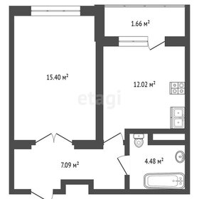Квартира 40,7 м², 1-комнатная - изображение 1