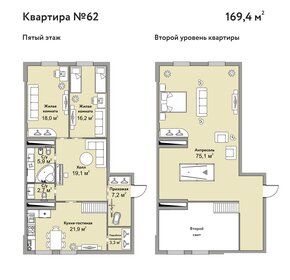 Квартира 169,4 м², студия - изображение 1