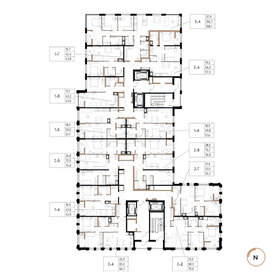 54,5 м², 1-комнатная квартира 8 420 250 ₽ - изображение 95