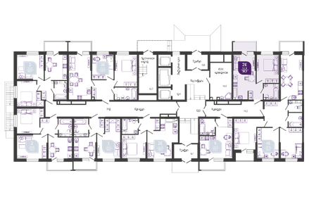 38,3 м², 1-комнатная квартира 6 219 920 ₽ - изображение 36