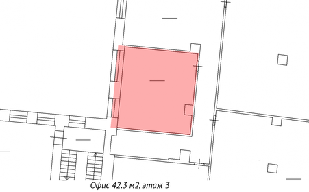 42,4 м², офис - изображение 5