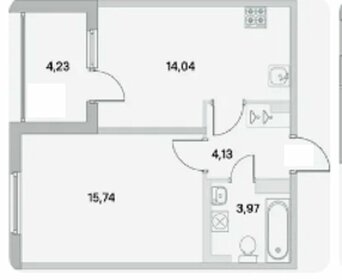 38,1 м², 1-комнатная квартира 6 390 423 ₽ - изображение 6