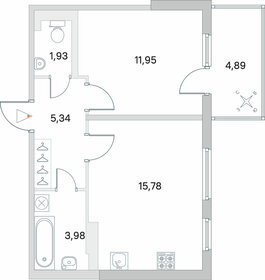 Квартира 40,5 м², 1-комнатная - изображение 1