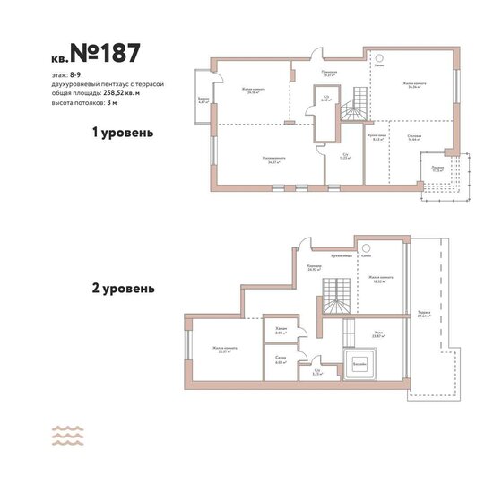 258,5 м², 5-комнатная квартира 78 000 000 ₽ - изображение 41