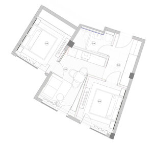 Квартира 41,3 м², 2-комнатные - изображение 2