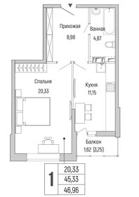 48 м², 1-комнатная квартира 8 052 000 ₽ - изображение 28
