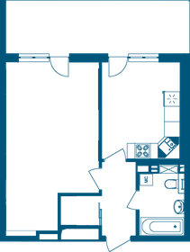 58,3 м², 1-комнатные апартаменты 18 418 652 ₽ - изображение 28