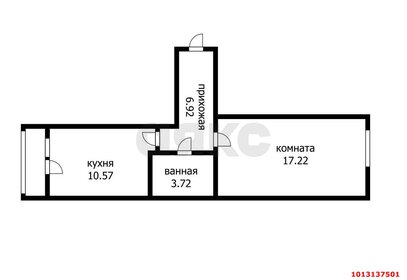 Квартира 41 м², 1-комнатная - изображение 5