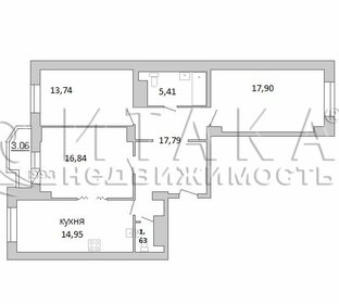 85,4 м², 3-комнатная квартира 19 400 000 ₽ - изображение 122