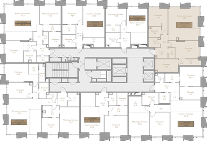 89,8 м², 2-комнатная квартира 100 685 000 ₽ - изображение 36