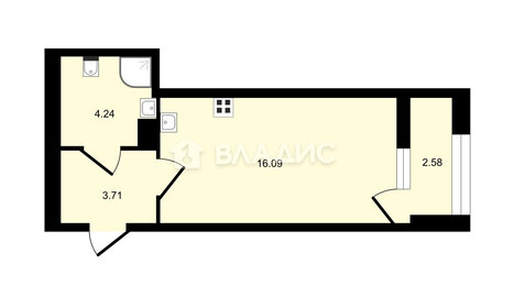 Квартира 25,3 м², студия - изображение 2