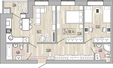 148,2 м², офис 222 300 ₽ в месяц - изображение 14